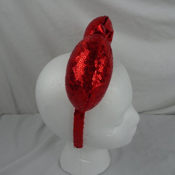 Disney Minnie Mouse Ears Red Sequin Headband - Picture 4 of 10